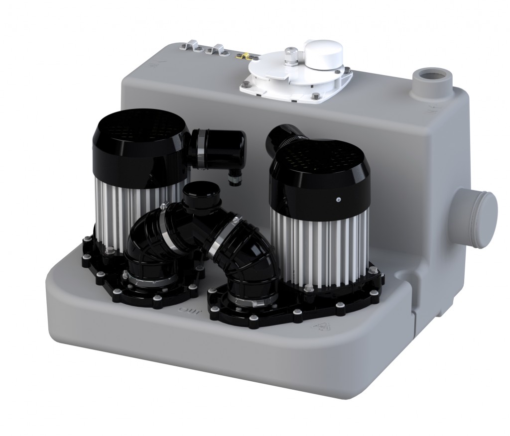 Saniflo Canada introduces Sanicom 2 heavy-duty, duplex drain pump