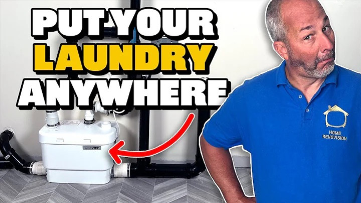 Use Saniflo's Sanivite Drain Pump to put your Laundry Anywhere!