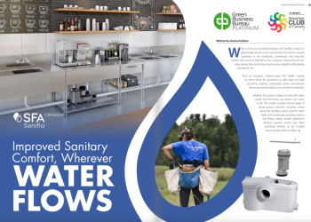 SFA Saniflo Canada - Improved Sanitary Comfort, Wherever Water Flows